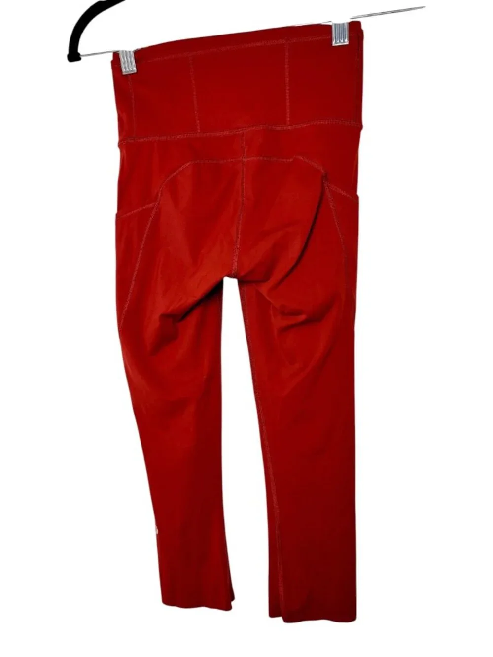 Lululemon Red Fast and Free High-Rise Crop 19